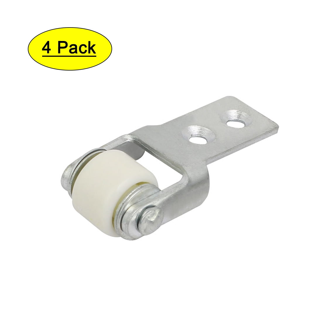 Unique Bargains 0.43'' Dia Wheel Sliding Door Track Guide Roller Silver 4pcs
