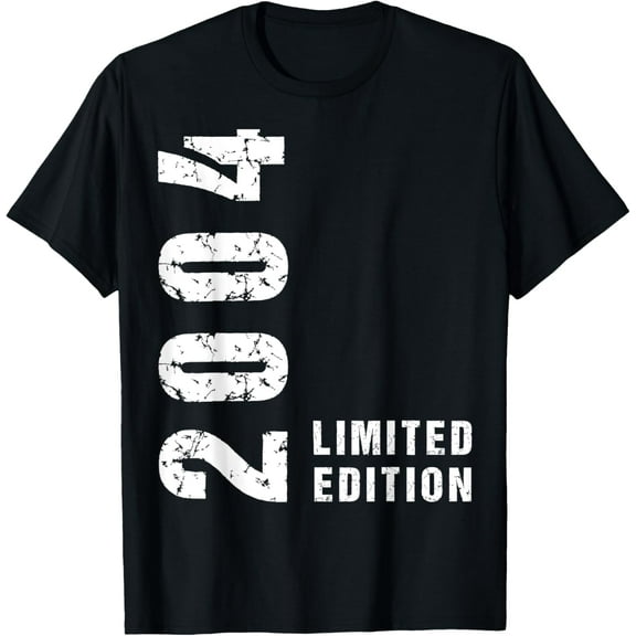 21th Birthday Gifts Men Women 21 Years Old Vintage 2004 T-Shirt