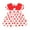 Red, variant on JoyHoop Toddler Baby Girl Dresses Summer Clothes Short Sleeve Dress Ruffle Infant Sundress Cute Girls Outfit