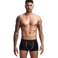 thumbnail image 4 of JOCKMAIL 2 Pack/PCS Men's Underwear Boxer Briefs Mens Modal Boxer Briefs Breathable Stretch Underwear, 4 of 12