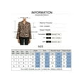 thumbnail image 5 of Gvmfive Women's V Neck Long Sleeve Leopard Blouse Tops Shirt, 5 of 8