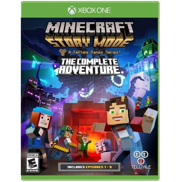 Minecraft Story Mode A Telltale Games Series The Complete Adventure Xbox One Walmart Com Walmart Com