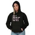 thumbnail image 3 of Dont Sugarcoat It Cute Sweet Foodie Unisex Plus Fleece Graphic Hoodie Brisco Brands 2X, 3 of 5