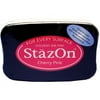 StazOn Solvent Ink Pad Large Cherry Pink