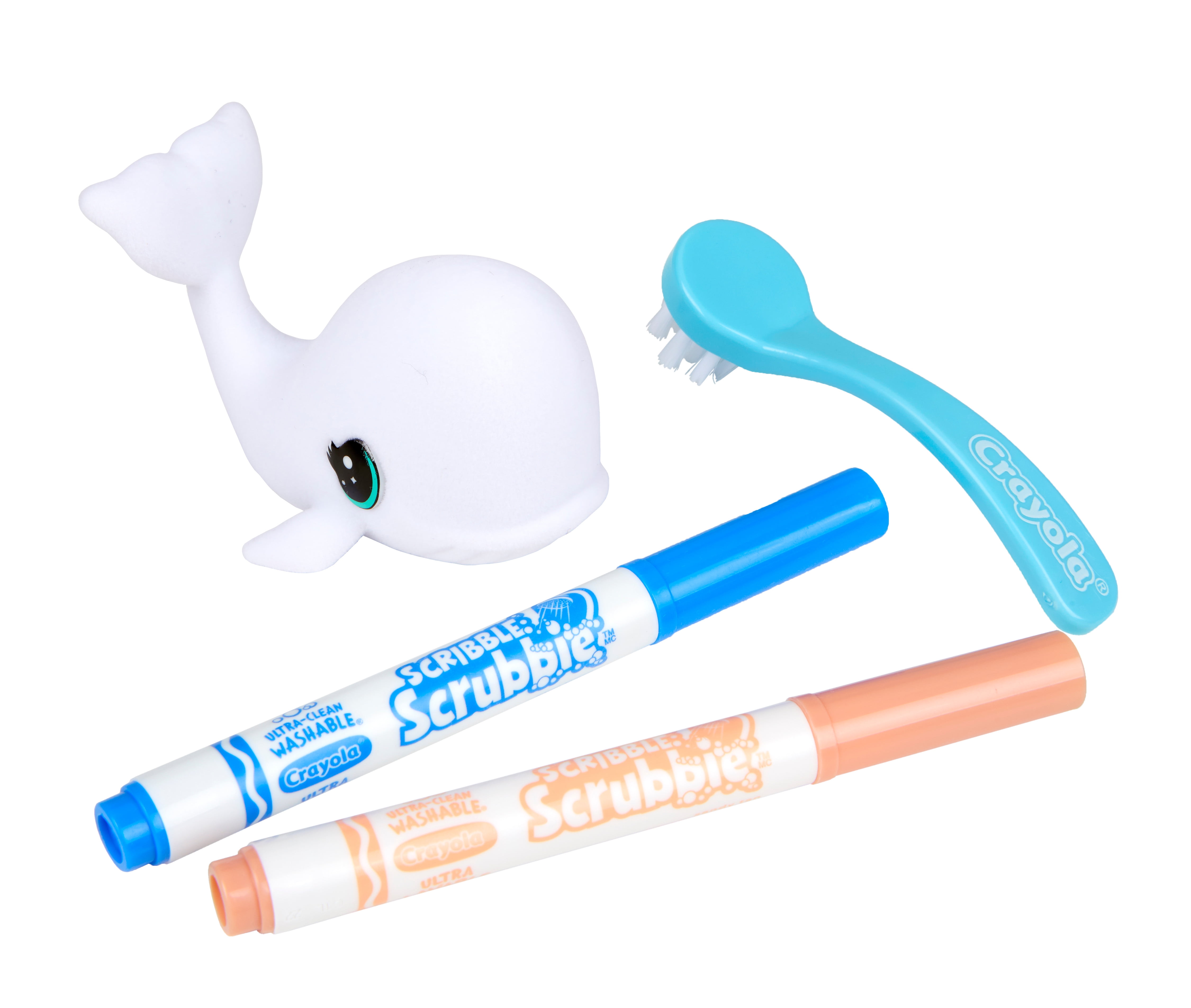 (2 pack) Crayola Scribble Scrubbie Pets, 1 Ct Ocean Animal Toys, Easter Basket Stuffers, Kids Easter(图3)