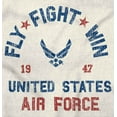 thumbnail image 2 of US Air Force Fly Fight Win Vintage Crewneck T Shirts Boy Girl Teen Brisco Brands XS, 2 of 6