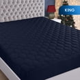 thumbnail image 2 of Protector de colchón impermeable Utopia Bedding King Navy, 2 of 8