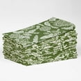 thumbnail image 7 of Vargottam Luxury Green Cotton Canvas Napkins - Set of 12, 20-Inch Leaves Print, Premium Thick Cloth Napkins for Elegant Dining & Special Occasions - Soft, Absorbent & Machine Washable, 7 of 7