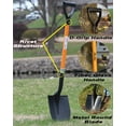 thumbnail image 5 of Ashman Fiberglass Handle Utility Shovel with Notch Tip - 41 inches, Round Metal Edge, 5 of 8