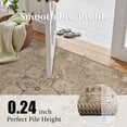 thumbnail image 6 of ATHOPE 5x7 Area Rug for Living Room, Vintage Medallion Non-Slip Soft Low Pile Washable Rug Large Distressed Rug Indoor Retro Carpet for Bedroom Dining Room Home Office, Linen Beige, 6 of 8