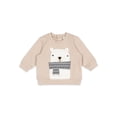 thumbnail image 3 of Petit Lem Baby Boy 3 Pc Sweatshirt Outfit Set w Socks, Sizes 3 Months-24 Months, 3 of 4