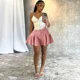 thumbnail image 2 of Falda vaquera de moda para mujer, con cremallera en la cintura, largo hasta la cintura, diseño de hojas, lavable al agua, falda tipo paraguas hueca, 2 of 5