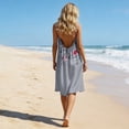 thumbnail image 2 of LWavelet Women's Strapless Sequin Bodice Chiffon Maxi Formal Dress for Evening & Wedding Wear Light Gray M, 2 of 6