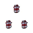 thumbnail image 3 of Billuyoard Ropa para perros Cachorros Ropa Cachorro Chaleco Elasticidad Camisa para mascotas Rojo XS Type1 NO1, 3 of 6