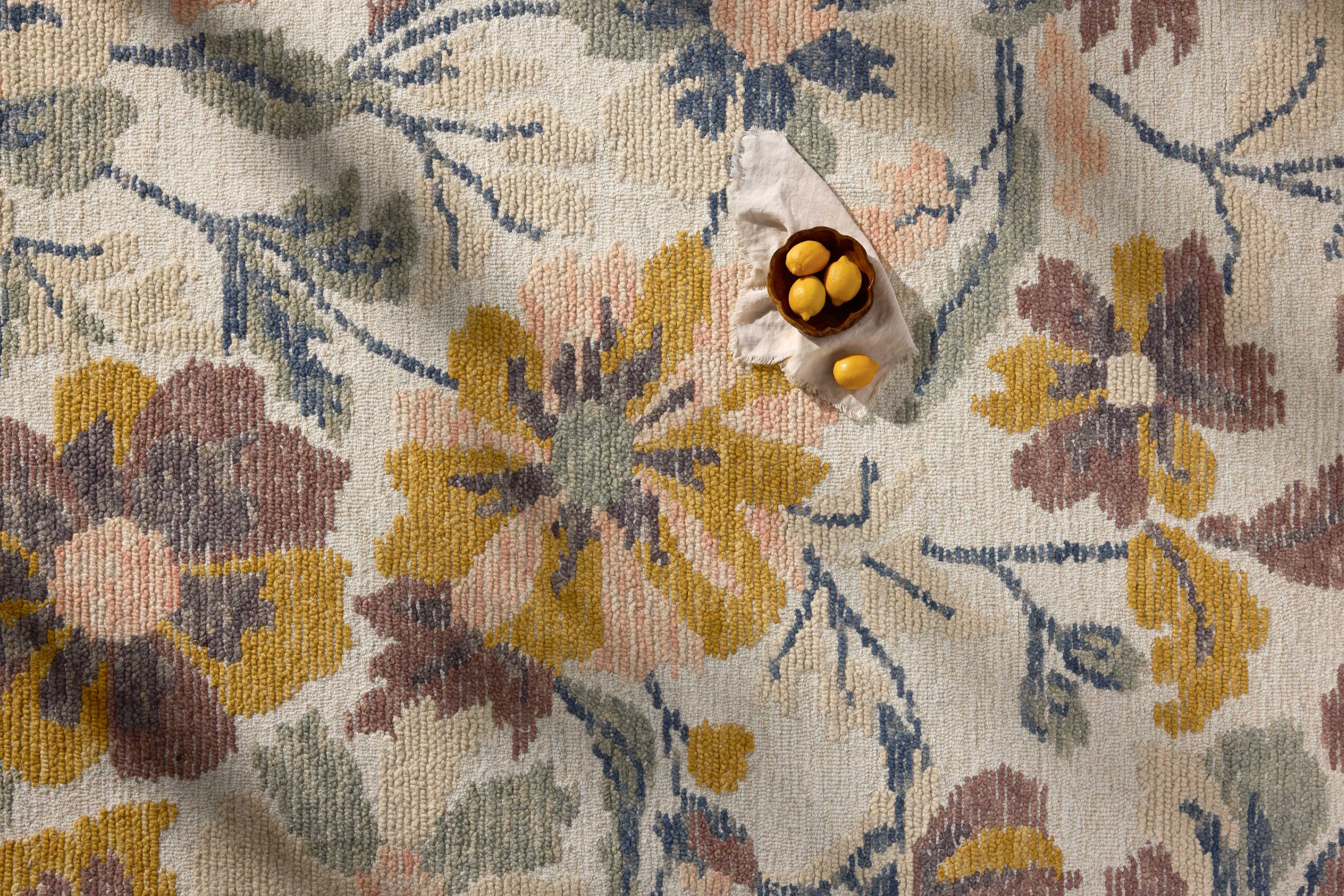 Loloi Tilly Bone / Multi 7'-9" x 9'-9" Area Rug