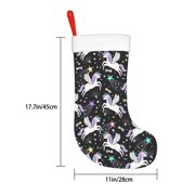 Cute Unicorn Rainbow Star Christmas Stockings 18 Ince ,Gifts Stocking Family Party Decorations For Holiday Tree Decor