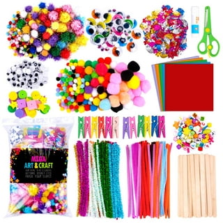 Art Craft Kits Toy for 5-10 Year Old Girls Boys, DIY Flower Crafts Kit for  Kids Girl Boy Age 6 7 8 Birthday Gift Felt Bouquet Flower Buttons Vase for