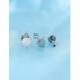 thumbnail image 5 of 18g Titanium Internally Threaded Tragus Piercing Jewelry for Women Men,Cubic Zirconia Nose Stud Lip Medusa Tragus Helix Piercing Jewelry, 5 of 12