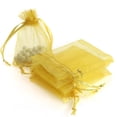 thumbnail image 7 of 100PCS Organza Gift Candy Sheer Bags Mesh Jewelry Pouches Drawstring Bulk for Wedding Party Favors Festival Christmas Valentine's Day, 7 of 7