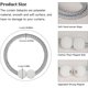 thumbnail image 2 of 2 Pieces Magnetic Curtain Ties - Long Pearl Ball Curtain Magnetic Ties, European Curtain Clip Cord Holder, 2 of 5
