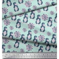 thumbnail image 3 of Soimoi Green Cotton Cambric Fabric Cute Animals Kids Print Fabric by Yard 56 Inch Wide, 3 of 3