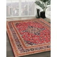 thumbnail image 2 of Ahgly Company Indoor Square Traditional Light Copper Gold Medallion Area Rugs, 3' Square, 2 of 6
