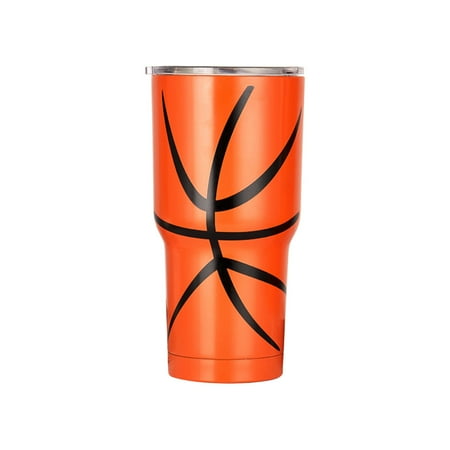 

Xinduolei Basketball Cup Sports Travel Cup Coffee Cup with Lid Stainless Steel Insulated Cup Men s Women s Mom s Team Boys Fan 20/30 Oz (600/900 Ml) Coffee Mug Set with Rack Sister Coffee Cup Holiday