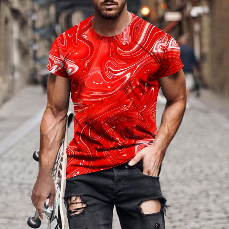 Men's Muscle Fit Dress Shirt - Short Sleeve, Slim Athletic Fit, Solid Color Button Down For Casual & Business