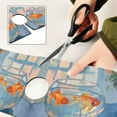 thumbnail image 6 of Yayeee Faucet Mat for Kitchen Sink 30" Diatomite Long Splash Guard Pad, Blue Goldfish, 6 of 7