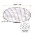 thumbnail image 2 of Unique Bargains Round Cooking Rack, 10.4-inch Stainless Steel Cross Wire Barbecue Grill Net Racks with Legs, 2 of 5