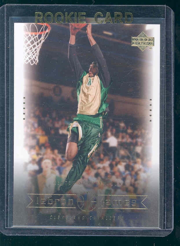 2003 Upper Deck Center of Attention 4 Lebron James Rookie