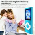 thumbnail image 3 of Support TF Card USB Port Slim Small Multi-Lingual Selection 1.8 LCD Portable MP3/MP4, MP3 Player, MP4 Player, Video Player, Music Player, Media Player, Audio Player Blue, 3 of 6