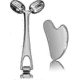 thumbnail image 1 of Face Massager, Metal Face Roller Gua Sha Massage Tool For Face Neck Eye Body Skin Care, Facial Roller For Women The Best One 26s, 1 of 5