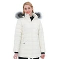thumbnail image 4 of Wantdo Women's Insulated Parka Warm Heavyweight Jacket for Cold Winter Beige S, 4 of 9