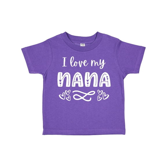 Inktastic I Love My Nana with Hearts Boys or Girls Toddler T-Shirt