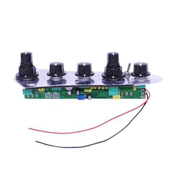 Conjunto de circuito de control de placa de control cargada de guitarra eléctrica, tablero de control, con arnés de cableado