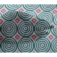 thumbnail image 4 of oneOone Viscose Chiffon Fabric Diamond & Circle Block Printed Craft Fabric BTY 42 Inch Wide, 4 of 4