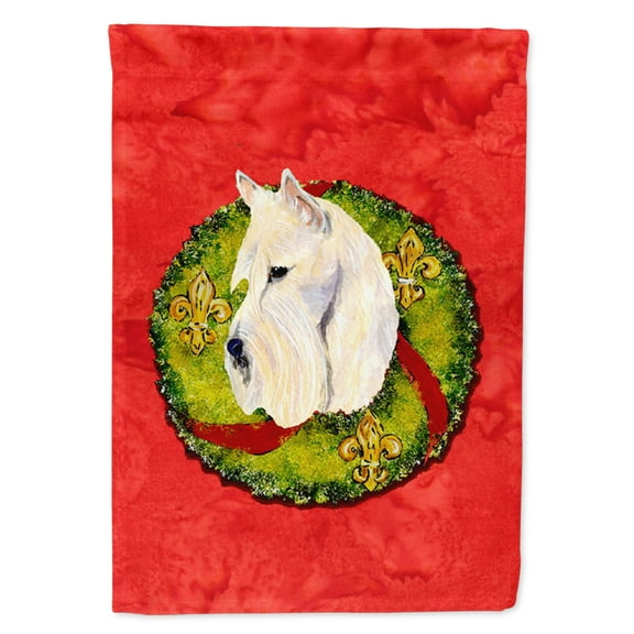 Curly Coated Retriever Flag Canvas House Size