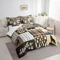 thumbnail image 3 of Manfei Safari Bear Deer 7-Piece Twin Bedding Sets,Adverture Camping Bedding Comforter Set,Howling Wolves Sheet Sets For Boys Kids,Luxury Bedroom Decor, 3 of 8