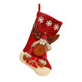 thumbnail image 2 of de calcetín navideño Bolsa de para dulces Decoraciones para árboles navideños Adornos colgantes navideño para perfecl Calcetines de media del festival, 2 of 8
