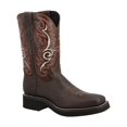 thumbnail image 1 of Botas Vaqueras Hombre SALVATORE Piel Natural Resistentes Café 26.5 3066, 1 of 3