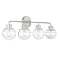 thumbnail image 4 of Satin Nickel Four Light Bathroom Vanity from the Mason Collection, 4 of 5