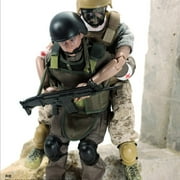 EROCK 1/6 Special Force Wounded Soldier Action Figure Army Action Figures Playset Toys