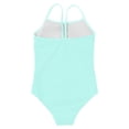 thumbnail image 4 of Girls One Piece Swimsuit Size 16 Tummy Control Tankini Set Quick Dry & Stretchy Contrast Color Girls Dress Up Clothes Adjustable Straps Girls' Swimwear with Print Shorts Mint Green4-5 years, 4 of 5