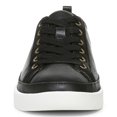 thumbnail image 4 of Vionic Women's Essence Winny Lace Up Sneakers- Supportive Ladies Casual Shoes That Include Three-Zone Comfort with Orthotic Insole Arch Support, Medium Fit Sizes 5-11Black Lea Nubuck 6 Medium, 4 of 7