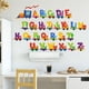 thumbnail image 3 of Colorful Animal Alphabet ABC Kids Wall Stickers Peel and Stick Decals Removable Nursery Bedroom Living Room Art Murals, 3 of 5