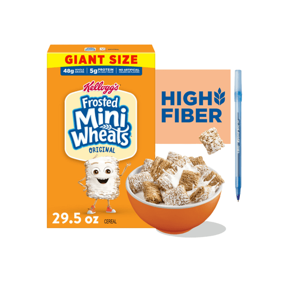 Frosted Mini-Wheats Original Breakfast Cereal Giant Size 29.5 oz