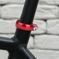 thumbnail image 2 of Abrazadera de perno de bicicleta de 31,8 mm para tija de sillín 27,2 súper ligera (rojo), 2 of 8
