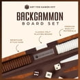 thumbnail image 2 of Funda clásica para juego de mesa Get The Games Out, set de backgammon, 2 of 8