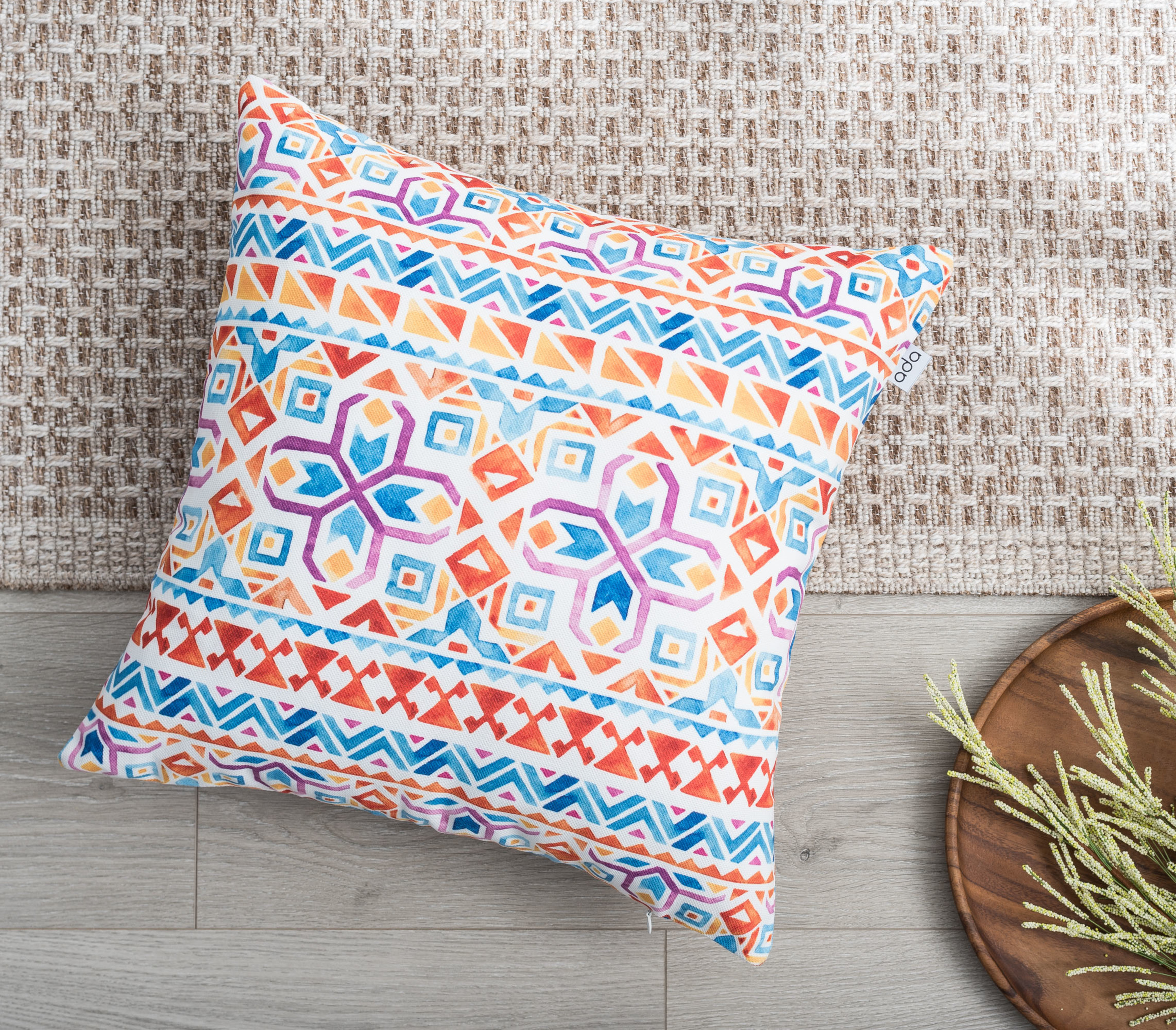 Ada Home Decor Tribal Contemporary Pillow
